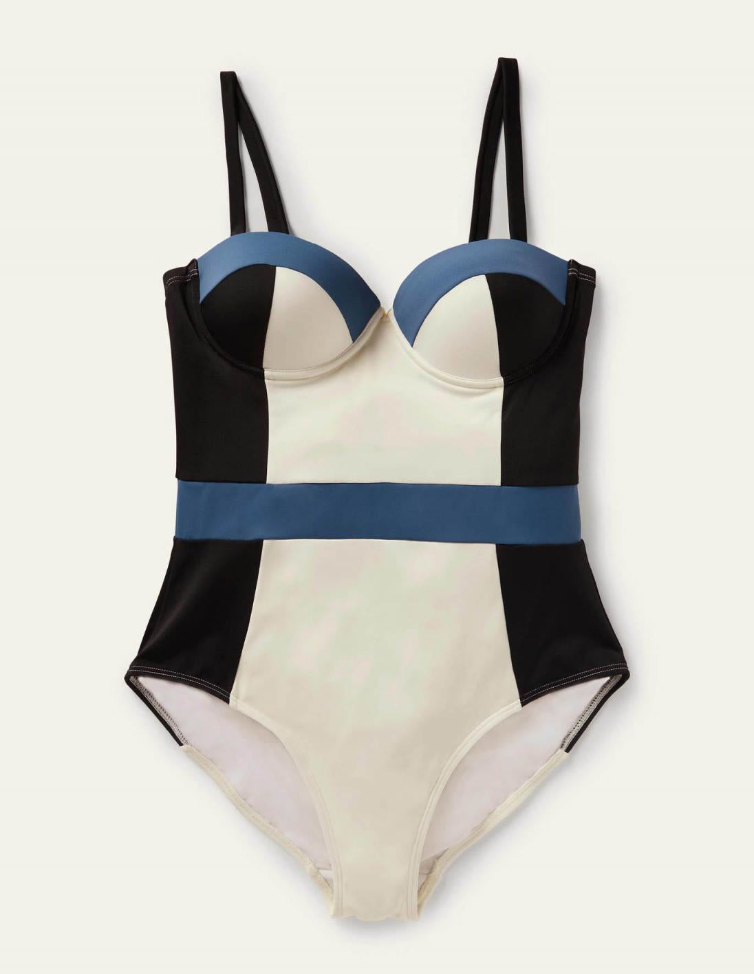 Luxe Color Block One-Piece